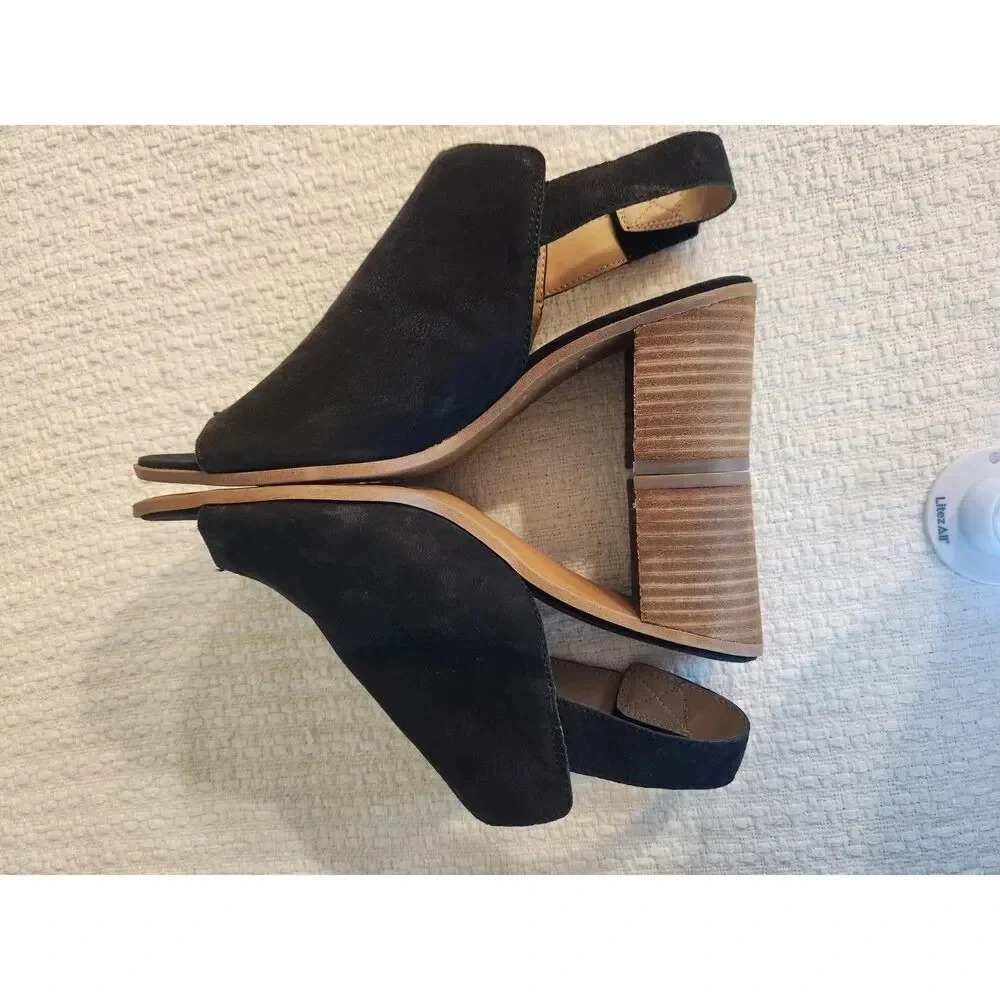 Franco Sarto Sling Back Peep Toe Helix Sandals - 8.5 - Picture 4 of 8